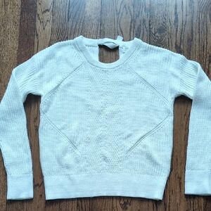 GAP Women's Cream Crew Neck Sweater 100% Cotton